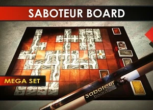 SABOTEUR THE CARD GAME LCG GAME BOARD GAMEBOARD CCG PLAYMAT PVC - Imagen 1 de 1