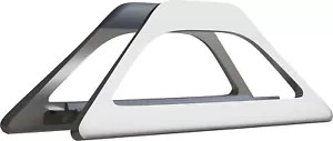 Elestoria Vertical Laptop Stand Holder, Universal Compatibility - Silver - Picture 1 of 9