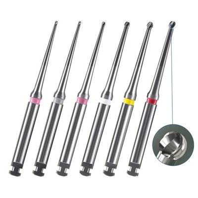 Microscopio dental de cuello largo Endo carburo de tungsteno Bur RA 31/34 MM taladro de baja velocidad Foto 1 de 4