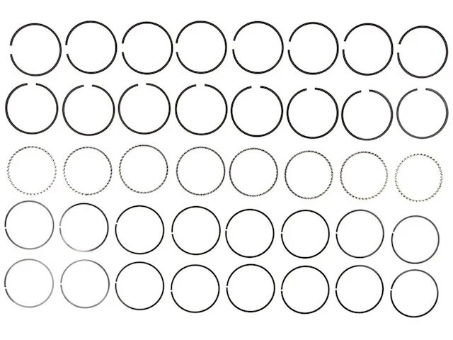 Piston Ring Set Mahle 42ZDHW66 for Bristol 407 408 1961 1962 1963 1964 1965 - Image 1 of 1