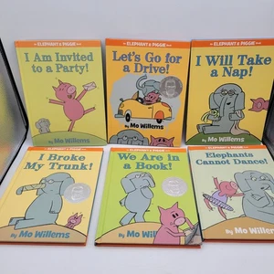 ELEPHANT & PIGGY by Mo Willems Lot of 6 Beginning Readers Hardcover Books BK008 - Bild 1 von 7