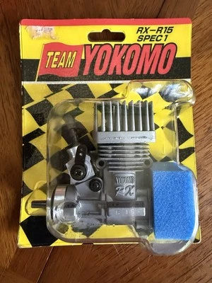 Vintage Yokomo RX-R15 SPEC1 Nitro Engine for YR4GP Kyosho GP10 HPI RS4 RC10GT OS - Image 1 of 4