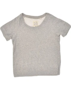 JACK WILLS Womens Graphic T-Shirt Top UK 10 Small Grey Cotton AM03 - Picture 1 of 3
