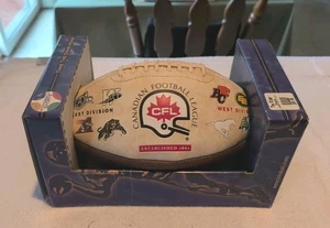 Vintage CFL Established in 1861 Football CANADIAN FOOTBALL LEAGUE NIB Autograph - Picture 1 of 6