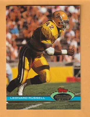 Leonard Russell Arizona State Sun Devils 1991 Stadium Club #435 Long Beach CA - Image 1 of 2