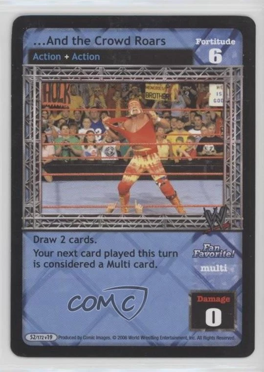 2006 WWE Raw Deal Trading Card Game Expansion 19: No Way Out Hulk Hogan - Image 1 of 2