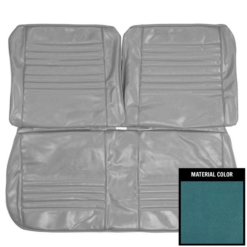 Nueva cubierta de asiento de banco delantero azul brillante PUI se adapta a Chevrolet Chevelle 67AS14B Foto 1 de 1