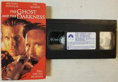 📼 VINTAGE 📼The Ghost And The Darkness 📼 (VHS, 1997) 📼 TESTED 📼 - Image 1 of 2