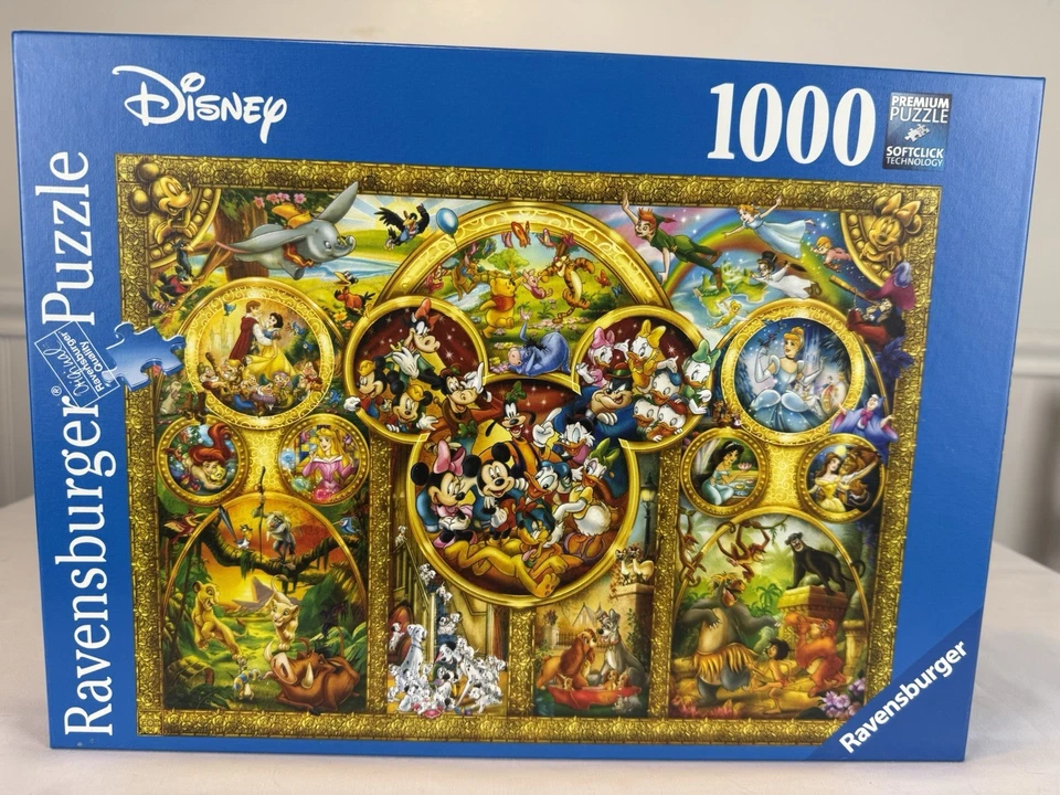 Ravensburger 1000pc The Best Disney Themes. 2006 Jigsaw Puzzle HTF - Image 1 of 4