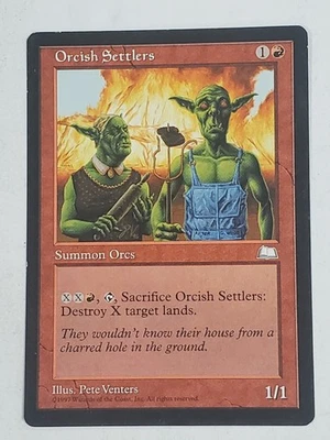 MTG Orcish Settlers (Weatherlight/Red/U) - BGM - Image 1 of 2