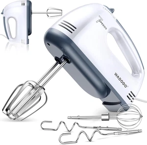 Batidora Mano Eléctrica 200W 7 Velocidades Acero Inoxidable Repostería Portátil - Imagen 1 de 7