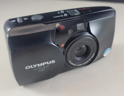 Olympus Stylus Zoom 35mm Film Camera w/ 35-70mm Lens New Battery Vintage  - Image 1 of 4