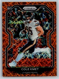 Cole Kmet 2020 Panini Prizm Orange Lazer Prizm Rookie #305 Chicago Bears - Picture 1 of 2