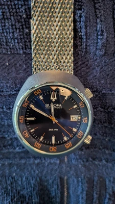 bulova 96b232, bulova lobster, bulova accutron ii, bulova blue watch, bulova - Image 1 of 4