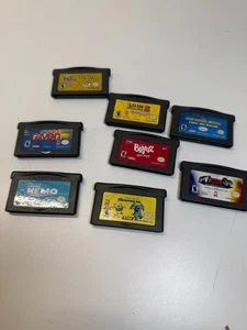 7x Game Boy Advance Lot Disney Nickelodeon Kinder GBA getestet! Dora Nemo Bratz - Bild 1 von 3