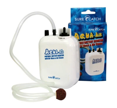 Aqua-Air Waterproof Portable Aerator Pump-Battery Operated with Hose and Stone - image 1 of 4