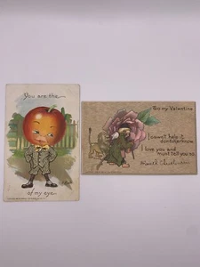 Antique Tuck's E. Curtis Signed Postcards, Lot of 2 - Picture 1 of 2