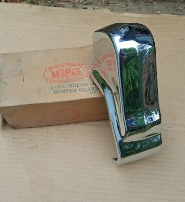 1951 1952 New Yorker Saratoga Windsor NOS MoPar Left Rear Inner BUMPER GUARD - Image 1 of 4