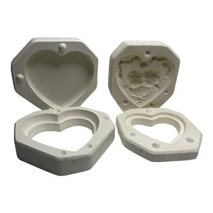 Scioto Formen 1995 Cherub Herz Box S-2846 A&B Keramik Slipper Gussform 2 Stück - Bild 1 von 9
