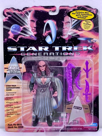 1994 Playmates Star Trek Generations B'etor Action Figure c1 Cover