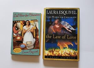 Laura Esquivel lot of 2 HB's. Water For Chocolate, The law of Love.  used Good