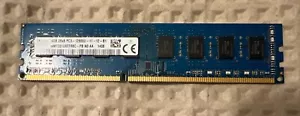 SK Hynix 4GB 2Rx8 PC3-12800U DDR3 1600Mhz DIMM RAM Desktop Memory DDR3 - Picture 1 of 1