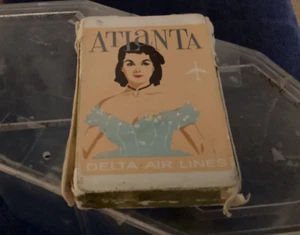 Vintage Atlanta Delta Air Lines playing cards, opened, deck complete, see desc - Picture 1 of 3