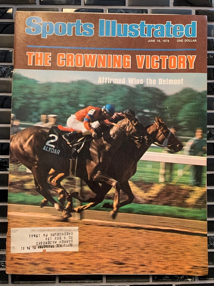Sports Illustrated - Affirmed Wins The Belmont - 19 de junio de 1978 - (M16A) Foto 1 de 1