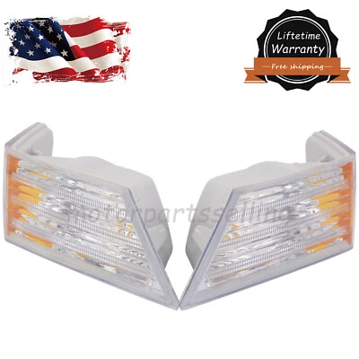 2x For 07-17 Jeep Patriot Smoke Switchback LED Turn Signal Blinker Corner Lights - Image 1 of 4