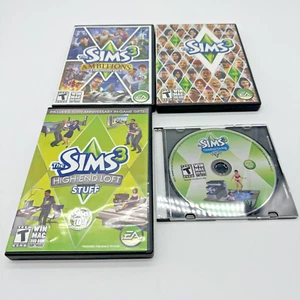 The Sims 3 Expansion Pack Lotto 4 PC CD ROM Software Outdoor Living Ambizioni Loft - Foto 1 di 14