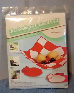 Checkerboard Bowl & Coasters InnerFuse Craft Kit STILL SEALED - Picture 1 of 2