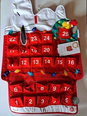 Hallmark Peanuts SNOOPY DOGHOUSE Countdown to Christmas Calendar with light & so - Image 1 of 4