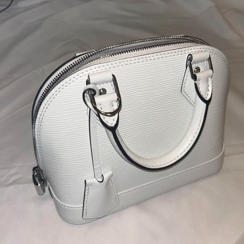 LOUIS VUITTON（LV） Borsa a mano Louis Vuitton Alma BB M11381 Epi 2 vie tracolla pelle bianca RFID usata