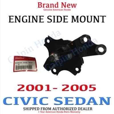 2001- 2005 Honda CIVIC 4DR Left Side Engine Mount Factory OEM (50820-S5A-A08) - Image 1 of 4
