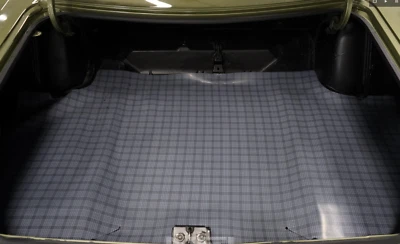 FITS 1968-69 MOPAR DODGE CORONET SUPERBEE R/T HARDTOP VINYL TRUNK MAT GRAY PLAID - Image 1 of 3