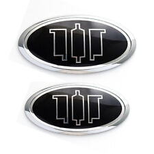 Car Front Hood Rear Trunk Lid 3D Emblem Badge for Hyundai Brenthon Rio Stinger