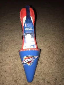 Oklahoma City Thunder High Heel Shoe Bottle Wine Holder Royal Blue NBA Bling - Picture 1 of 6