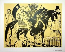 [Circus] Serge: IN The Camp - Lithography Original Signed, 1944
