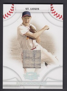 Red Schoendienst 2008 Donruss Threads Jersey card #47 Cardinals 207/300