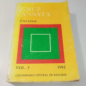 Cruz Ansata Ensayos Universidad Central De Bayamon 1982  PB #3505 - Foto 1 di 7