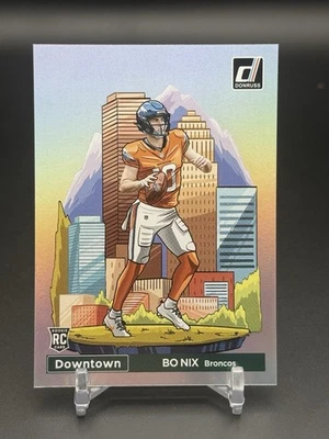 Bo Nix 2024 Donruss Downtown Denver Broncos дебютант - Изображение 1 из 2