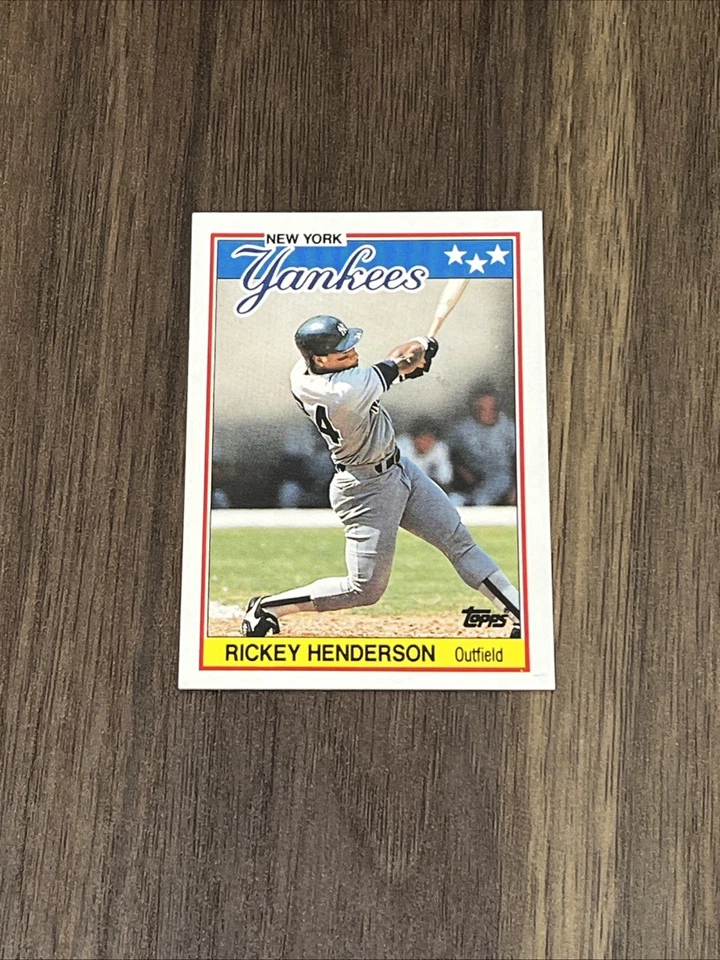 1988 Topps United Kingdom Minis - Rickey Henderson #31 - Image 1 of 1