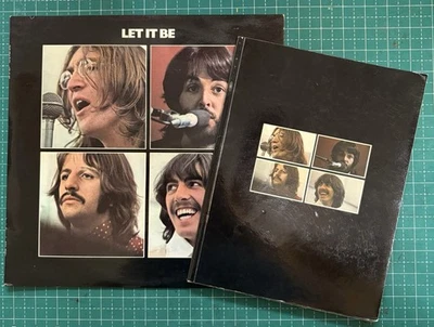 The Beatles Let It Be 1st UK 2U/2U Press Box Set With Book. Red Apple - Bild 1 von 4