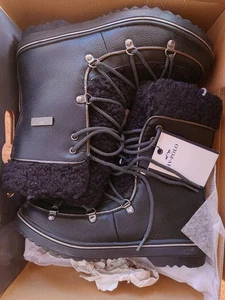 Winterstallstiefel Reitstiefel gefüttert HV Polo 41 neu schwarz - Bild 1 von 5