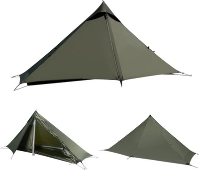 TENPLAY Ultralight Tent,1 Person,Backpacking Camping Tent,Trekking Pole Tent,... - Image 1 of 4