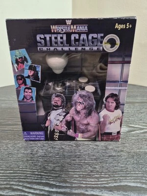WWE WrestleMania Steel Cage Challenge Retro Mini Arcade Game 2018 Open Box - Image 1 of 4