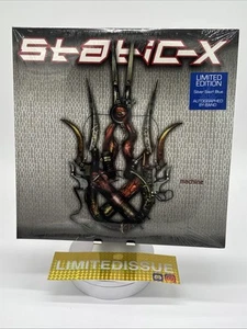 Machine Static X 20th Anniv LP Silver Swirl Blue Autographed By Entire Band /500 - Picture 1 of 3