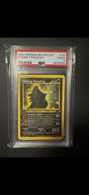 Pokemon TCG 2002 Neo Destiny SHINING TYRANITAR 113/105 PSA 4 - Image 1 of 2