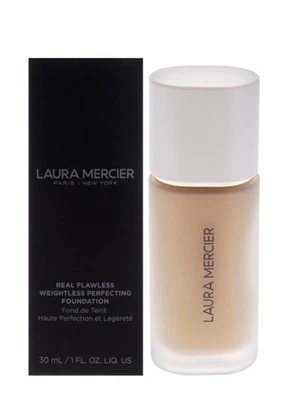 LAURA MERCIER Real Flawless Weightless Perfecting Foundation - 3N1 Buff 1 oz NIB - Image 1 of 4