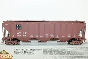 Proto 2000 HO Scale ATSF Santa Fe PS2 4427 High Side Covered Hopper Car #308486 - Picture 1 of 8